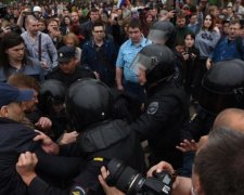 Суть російських протестів зобразили однією карикатурою