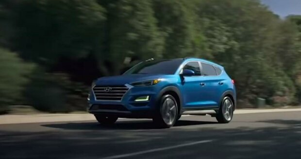 Hyundai Tucson, скриншот из видео