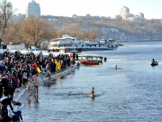 Крещение Господне, Днепр - фото Цензор.НЕТ
