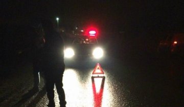 Автомобиль не выдержал столкновения с пьяным пешеходом
