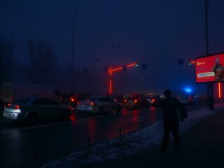 Отключение света, фото из социальных сетей