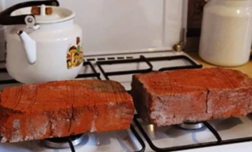 Кирпичи для отопления, кадр из видео