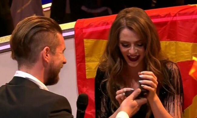 Євробачення-2017: учасниці зробили пропозицію в прямому ефірі (відео)