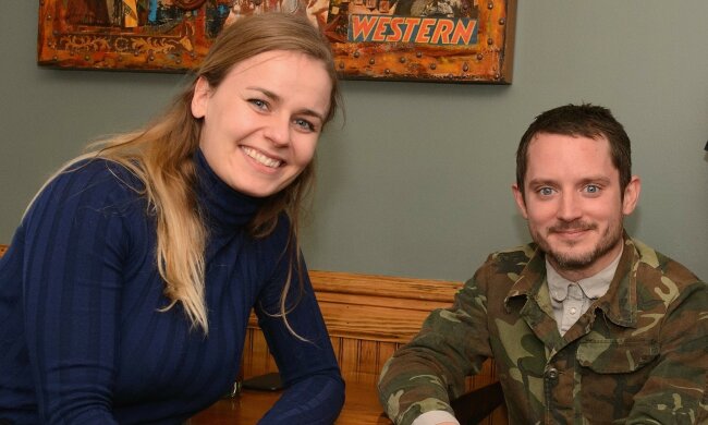 Елайджа Вуд з Метте-Марі Конгсвед