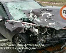 Моторошна ДТП у Києві: троє постраждалих