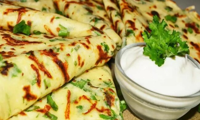 Скоро масленица: картофельные блины с зеленью пойдут на ура