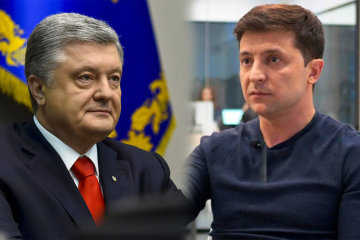 Петро Порошенко та Володимир Зеленський