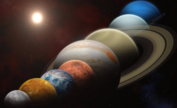 Парад планет, изображение из свободных источников