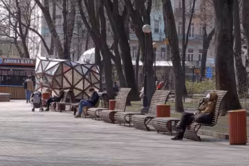 вулиці Києва, скріншот з відео