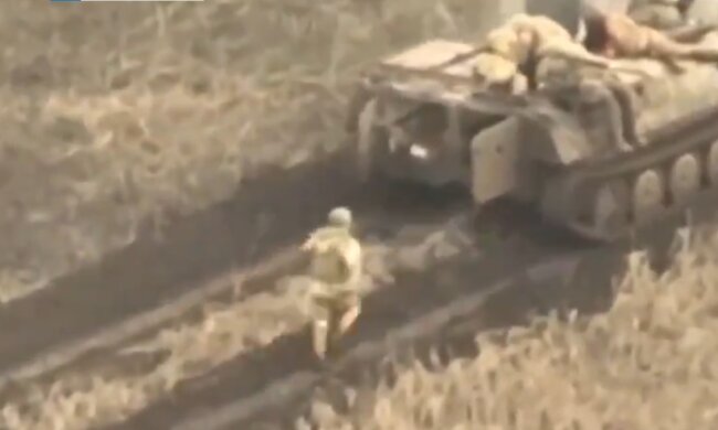 Втеча окупанта, скріншот: X