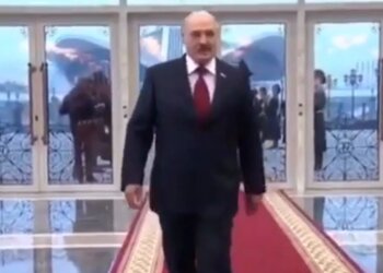 Олександр Лукашенко, скріншот з відео
