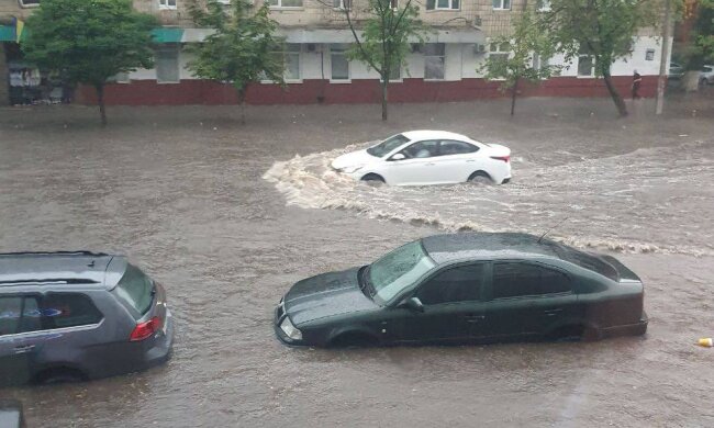 Киев затопило, фото из свободных источников