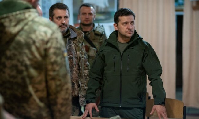 Владимир Зеленский на Донбассе