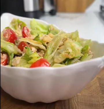 Салат "Биг Мак": фото скрин.