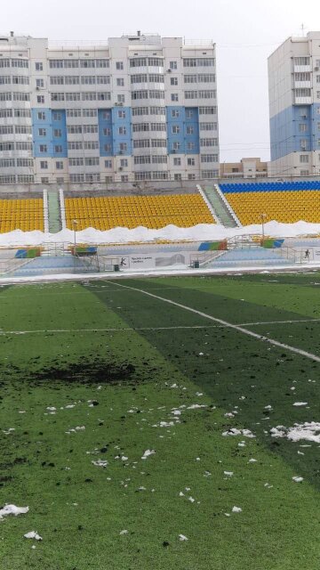 Демонтують трибуни, фото з Телеграм