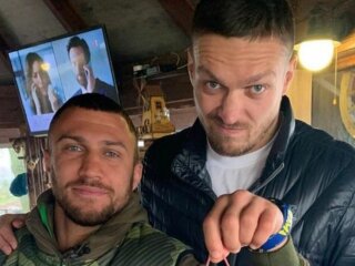 Ломаченко и Усик, фото: boxingnew