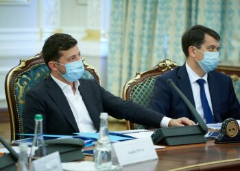 Володимир Зеленський і Дмитро Разумков, фото: president.gov.ua