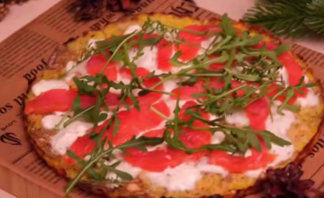 Картофельная пицца, кадр из видео