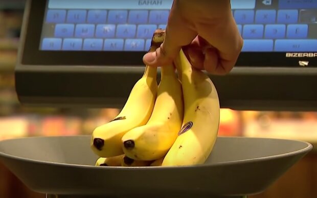 Цены на бананы. Фото: скрин youtube