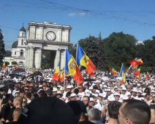 Мітинги в Молдові, фото: скріншот з відео