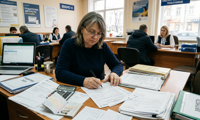 Налоговая отчетность. Фото: сгенерированное ИИ