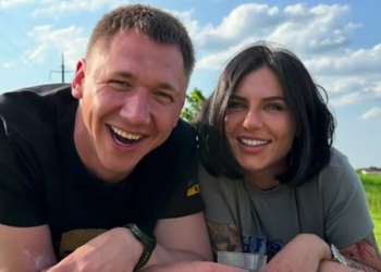 Анна Алхім із Костянтином Валеуліним / фото: TikTok