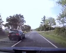 Авария BMW, скриншот видео