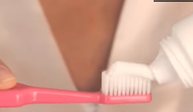 Зубная паста, скриншот с видео