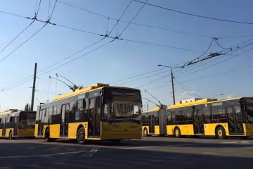 Новые троллейбусы Киевпастранса на маршрутах Киева