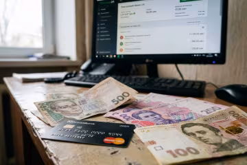 банківський рахунок арешт гривня картка