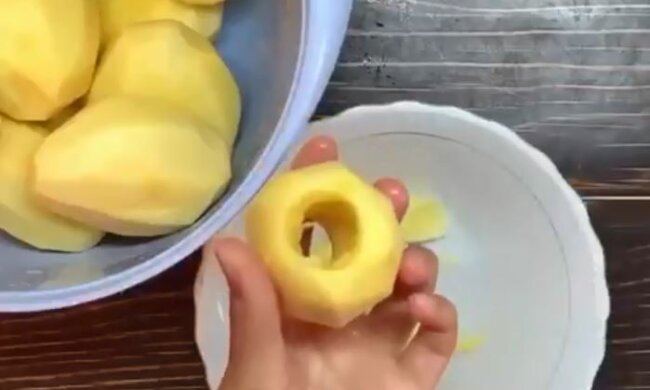 Фаршированный картофель, скриншот видео