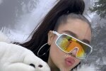 Російська блогерша у Буковелі. Фото Instagram