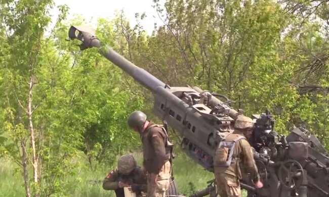 Гаубиця калібру 155 мм. Фото: YouTube
