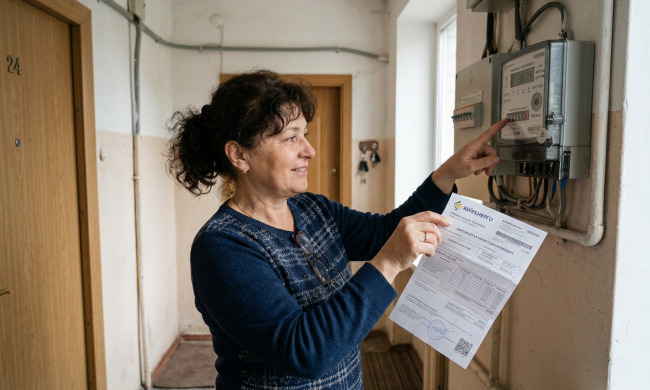 Рахунки за світло. Фото: згенероване ШІ 