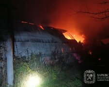 Обстріли Харківщини: пожежа в Дергачах