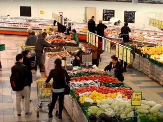 супермаркет, скріншот з відео