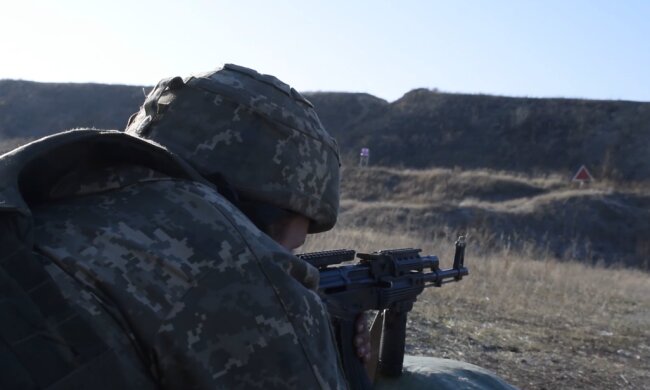 український воїн, скрін з відео ООС