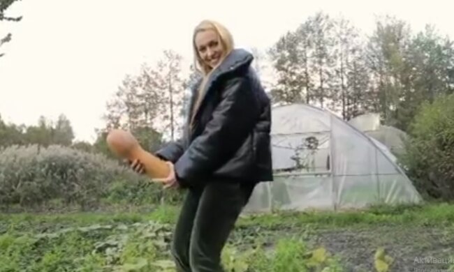 Оля Полякова, скріншот відео Instagram