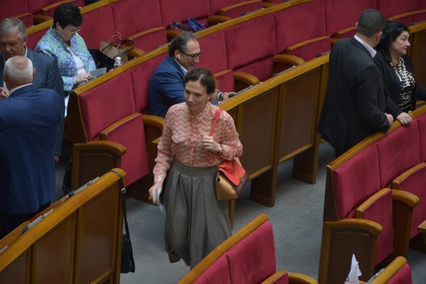 Юлия Левочкина пришла в Раду с сумкой из кожи пони