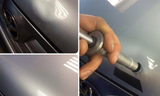 Избавление от вмятин, кадр из видео