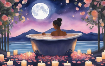 Ритуал на убывающую Луну, изображение из свободных истчоников