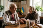 щасливе літнє подружжя довгожителі