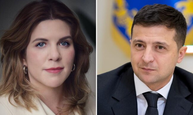 Кіра Рудик і Володимир Зеленський