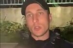 Поліцейський потрапив у мовний скандал, скріншот з відео