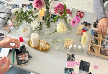 Vision board (доска визуализаций), изображение Pinterest