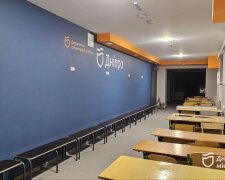 Точка доступа Wi-Fi в школьном укрытии Днепра
