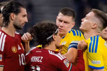 Сутичка Собослаї та Циганкова у матчі Угорщина — Україна