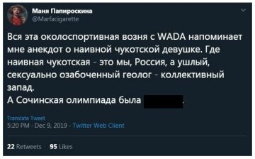 Реакція соцмереж на рішення WADA усунути Росію від змагань