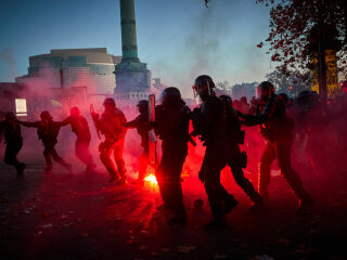 Протесты в Париже, фото: Getty Images