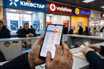 тарифи Київстар Vodafone lifecell мобільний зв'язок